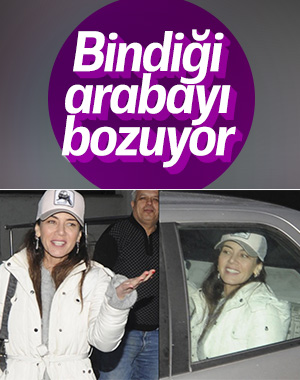Gökçe Bahadır'ın araba şanssızlığı
