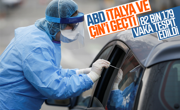 ABD en fazla koronavirüs vakası tespit edilen ülke oldu