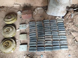 Barış Pınarı bölgesinde 41 mayın imha edildi