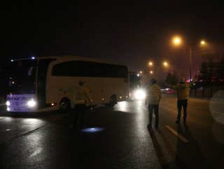 KKTC'den gelen 450 kişi, Niğde'de yurda yerleştirildi