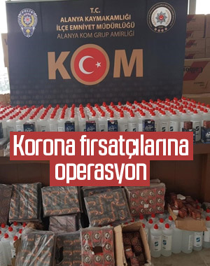Antalya’da sahte maske ve kaçak akaryakıt operasyonu