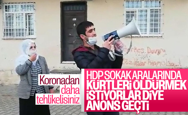 HDP'den koronavirüs propagandası