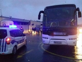 İzin belgesiz şehirler arası yolcu taşıyan şoföre ceza
