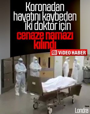İngiltere'de iki Müslüman doktor için cenaze namazı