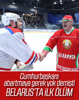 Belarus'ta koronavirüsten ilk ölüm