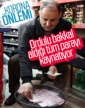 Ordu'da koronavirüse karşı 100 derecede para kaynatıyor