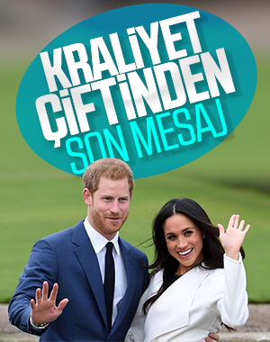 Prens Harry ve Meghan Markle veda etti