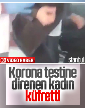 Ateşi yüksek çıkan kadın ortalığı birbirine kattı