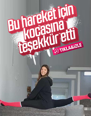Larissa Gacemer, bacak için eşine teşekkür etti