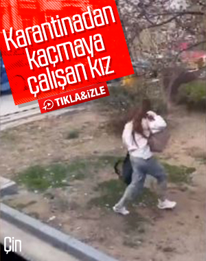 Çin'de karantinadan kaçmaya çalıştı