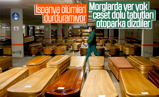 İspanya'da son 24 saatte 932 kişi daha öldü