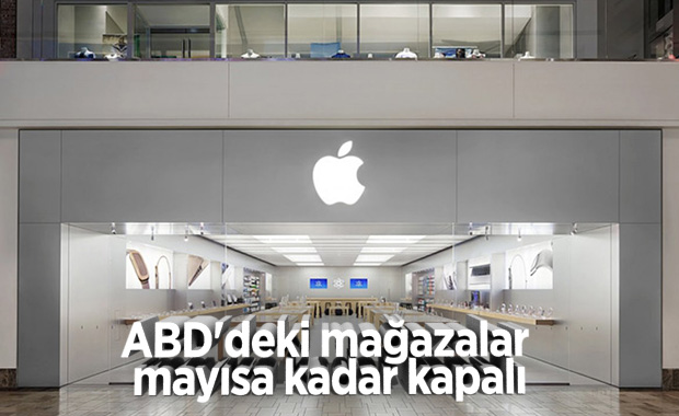 Apple, ABD'deki mağazalarını mayıs ayına kadar kapalı tutacak