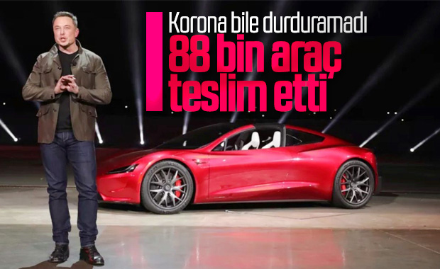 Tesla, koronavirüse rağmen 88 bin araç teslim etti