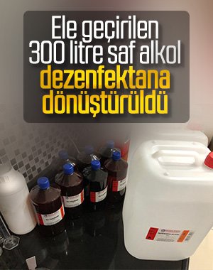 Silivri'de polis ekipleri araçtan saf alkol ele geçirdi