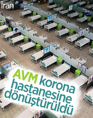 İran'da alışveriş merkezi korona hastanesi oldu