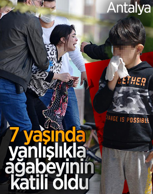 7 yaşındaki çocuk yanlışlıkla ağabeyini öldürdü