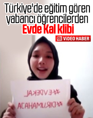 Türkiye'de eğitim gören yabancı öğrenciler klip hazırladı