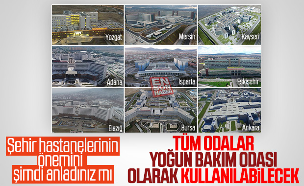 Şehir hastanelerinin koronavirüsle mücadeledeki önemi
