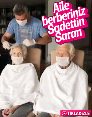 Sadettin Saran, evin berberi oldu