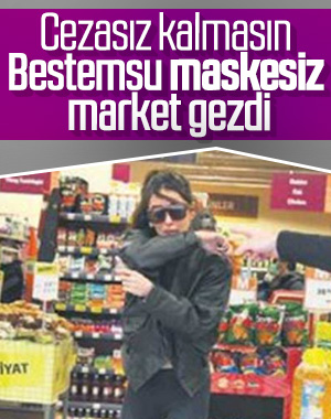 Bestemsu Özdemir, maske yasağını deldi