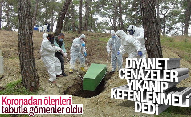 Diyanet'ten korona vefatlı cenaze işlemleriyle ilgili karar