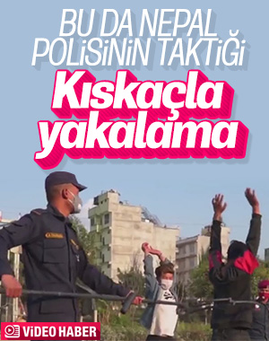 Nepal polisinden ilginç yakalama yöntemi