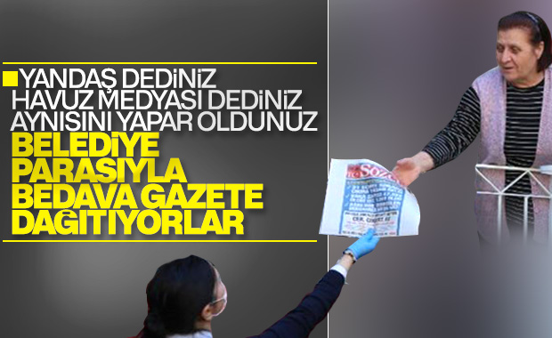 CHP’li belediyeler Sözcü’yü bedava dağıtıyor