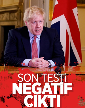 Boris Johnson'ın koronavirüs testi negatif çıktı