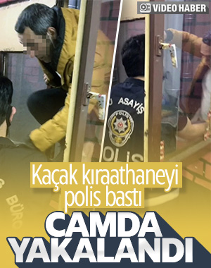 İstanbul polisi Taksim'deki kıraathaneye baskın yaptı