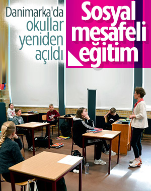 Danimarka, Avrupa'da okulları yeniden açan ilk ülke oldu