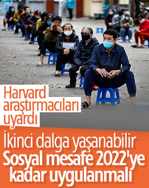 Sosyal mesafe 2022’ye kadar devam edebilir