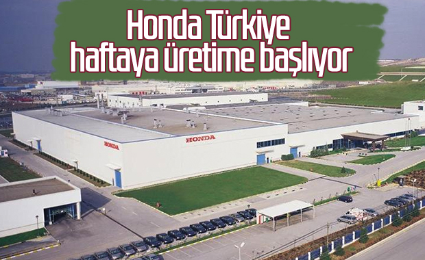 Honda, ülkemizdeki üretime yeniden başlayacak