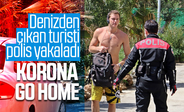 Polisten turistlere: Korona, go home