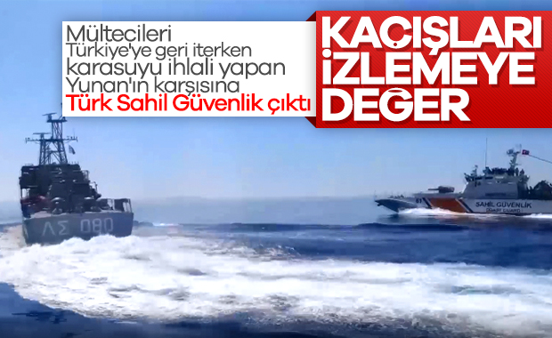 Yunan botu ihlal ettiği Türk karasularından çıkarıldı