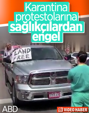 ABD'de karantina protestolarına sağlıkçılardan engel