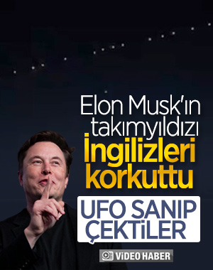 İngilizler, Starlink projesini UFO sandı