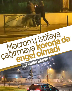 Koronavirüs Fransa'da sokakları karıştırdı