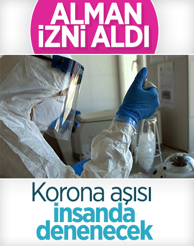 Almanya, korona aşısını insanlarda test edecek
