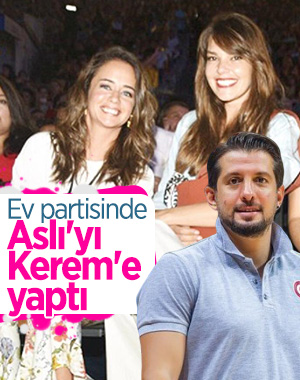 Aslı Enver ile Kerem Tunçeri'yi Merve Terim tanıştırdı