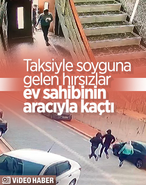 İstanbul'da bir evden telefon, kapı önünden araç çalındı