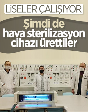 MEB, Ultraviyole-C hava sterilizasyon cihazı üretti