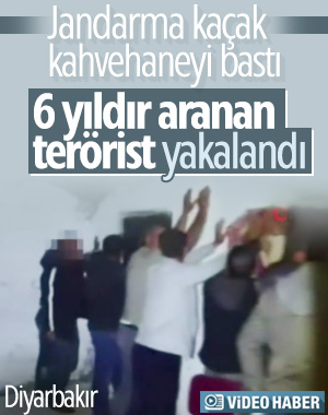 6 yıldır aranan terörist, kahvehanede yakayı ele verdi