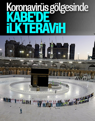 Kabe'de ilk teravih az kişiyle kılındı