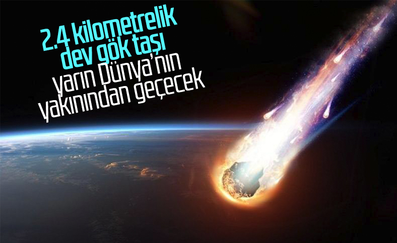 Dev asteroit, 29 Nisan'da Dünya'nın yakınından geçecek