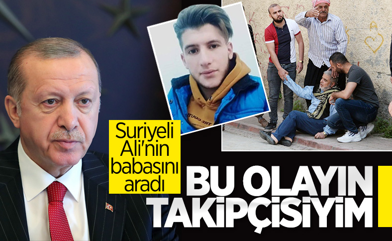 Cumhurbaşkanı Erdoğan, Suriyeli gencin ailesiyle görüştü