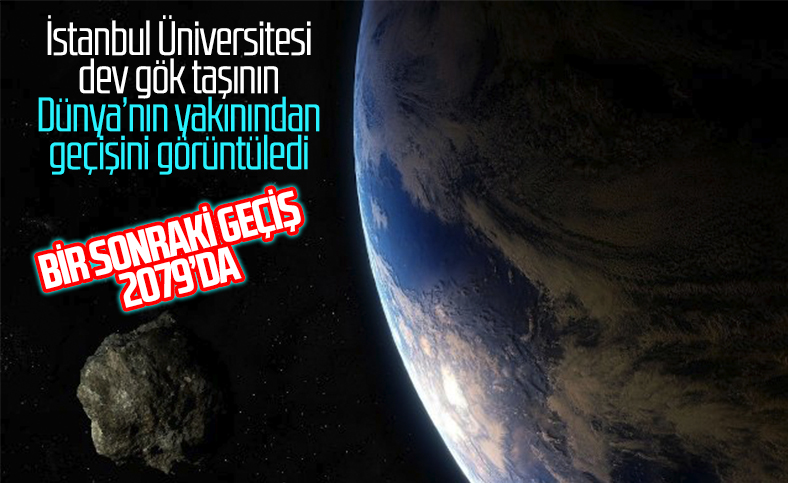 İstanbul Üniversitesi dev gök taşını görüntüledi