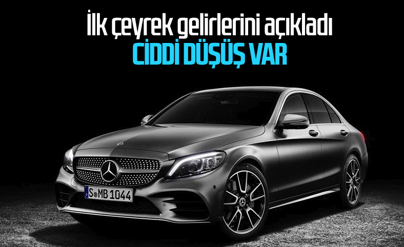 Mercedes'in ilk çeyrek gelirleri dibe vurdu