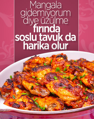 İftara pratik lezzet: Fırında Soslu Kanat #evdepişir