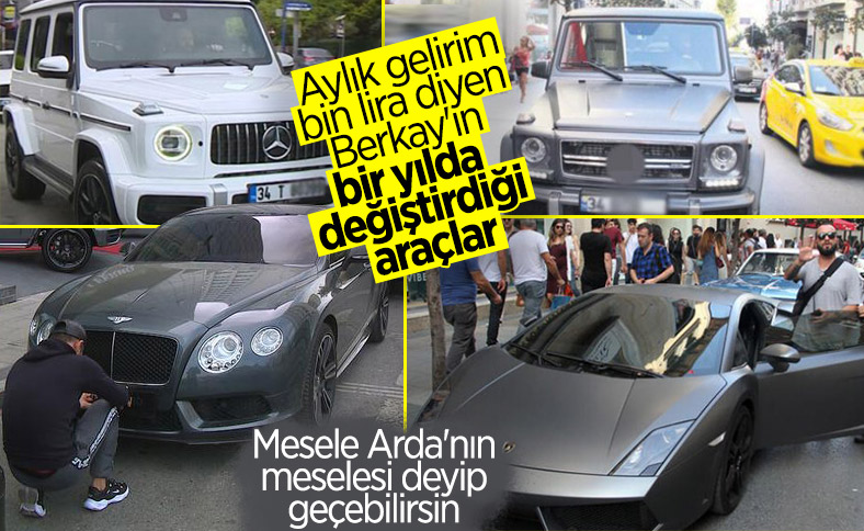 Berkay yine lüks otomobil aldı