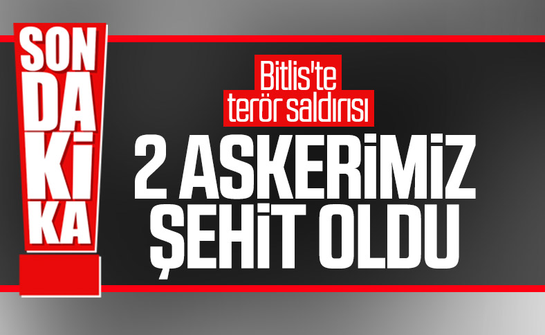 Bitlis'te 2 asker şehit oldu